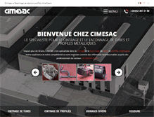 Tablet Screenshot of cimesac.com